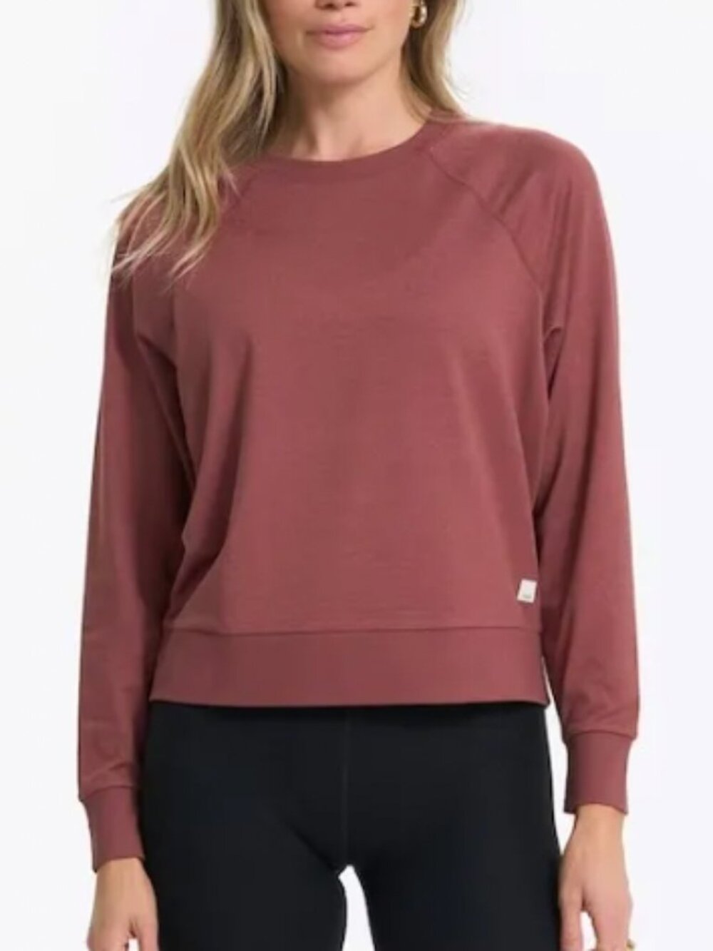 Vuori Long Sleeve Halo Crew // Size L // Rosewood Heather // VGUC - Picture 5 of 5